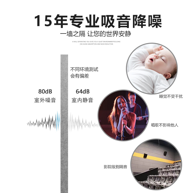 聚酯纤维吸音板产品展示