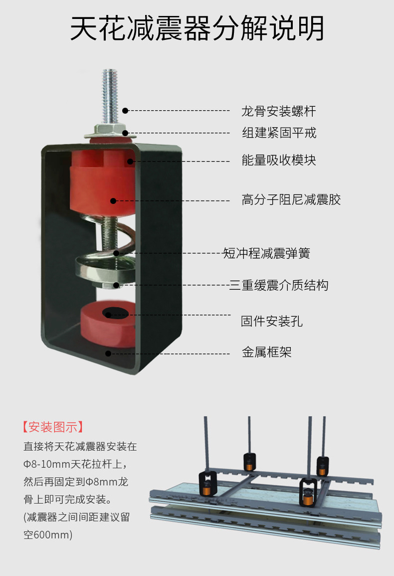 墙体减震器分解