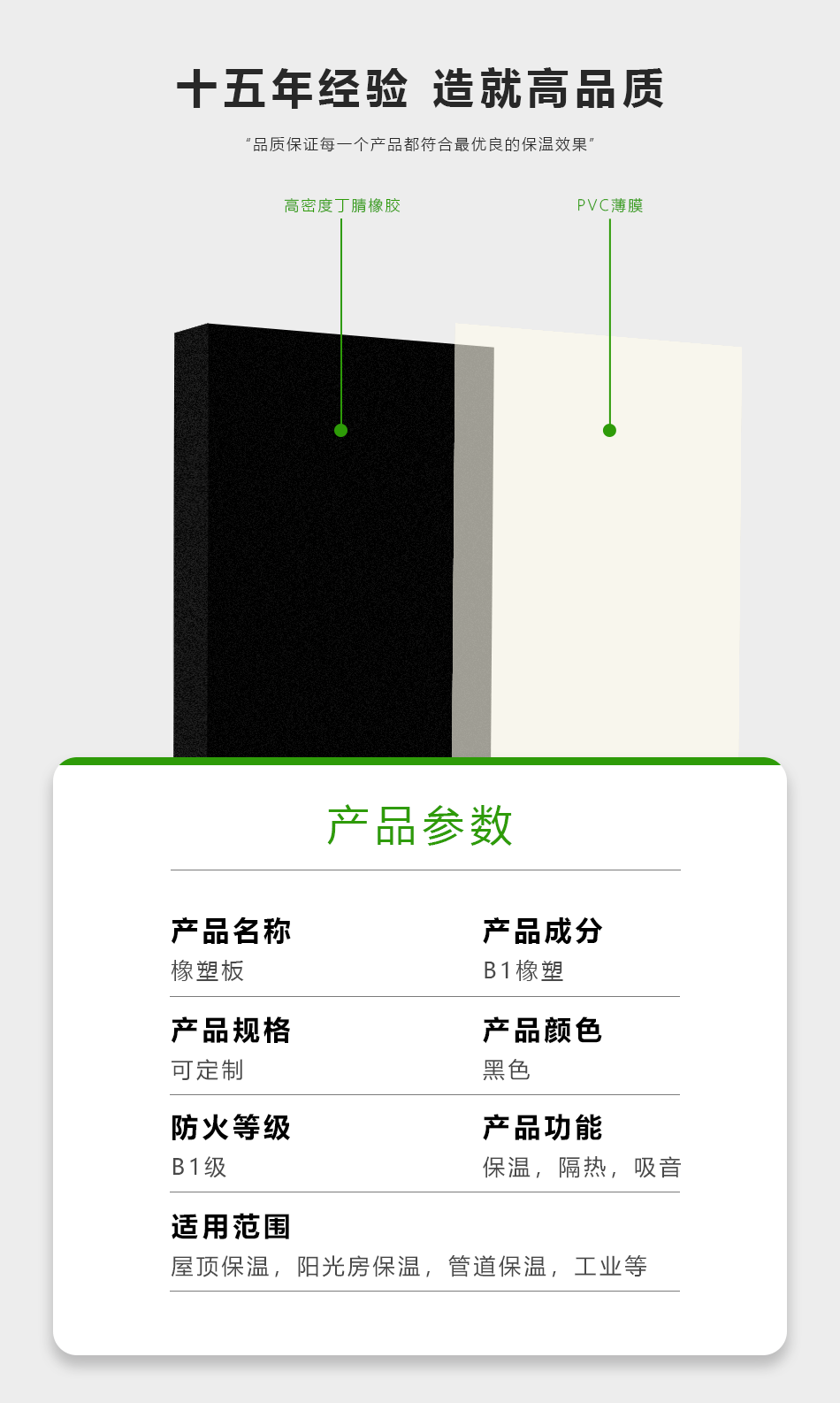 橡塑保温棉的防火等级